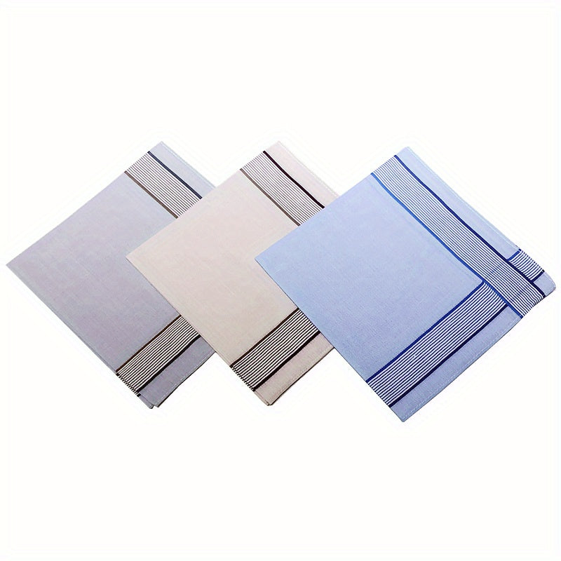 Erkaklar uchun klassik sharf to'plami 3, 6, 12 yoki 18 ta retro terlashga qarshi kvadrat sochiqlar