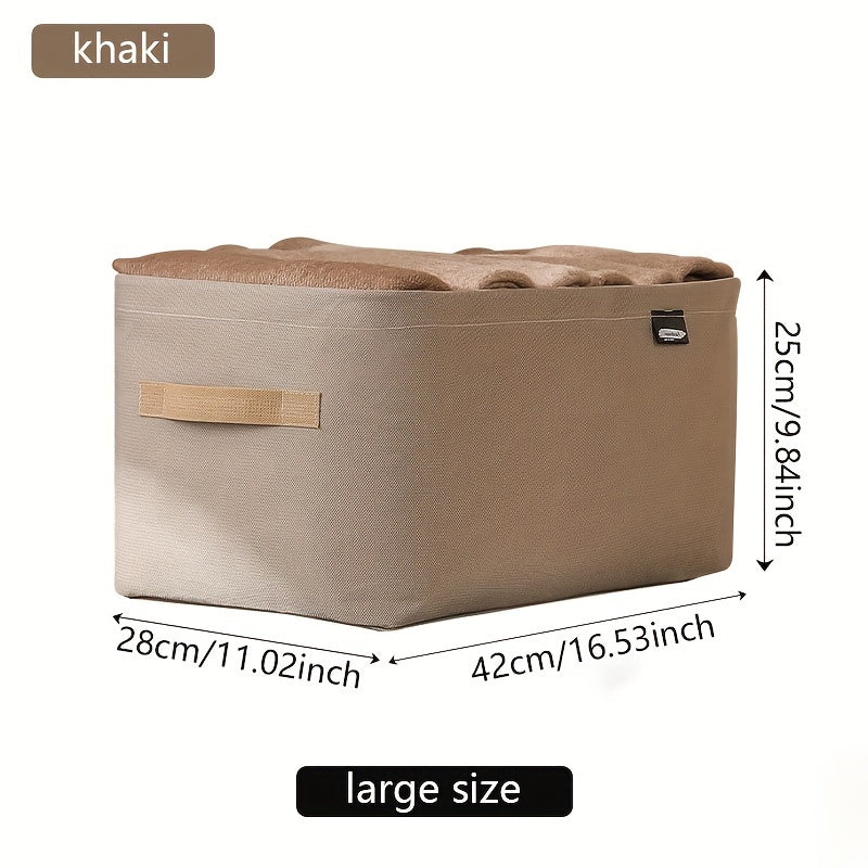 Clothes Storage Organizer with Handles Portable Wardrobe Closet Box