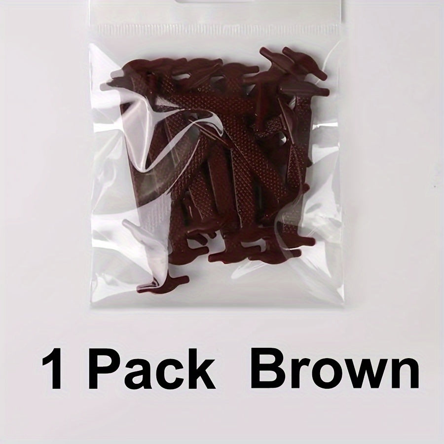 16pcs Silicone No-Tie Elastic Shoelaces for Sneakers and Casual Shoes