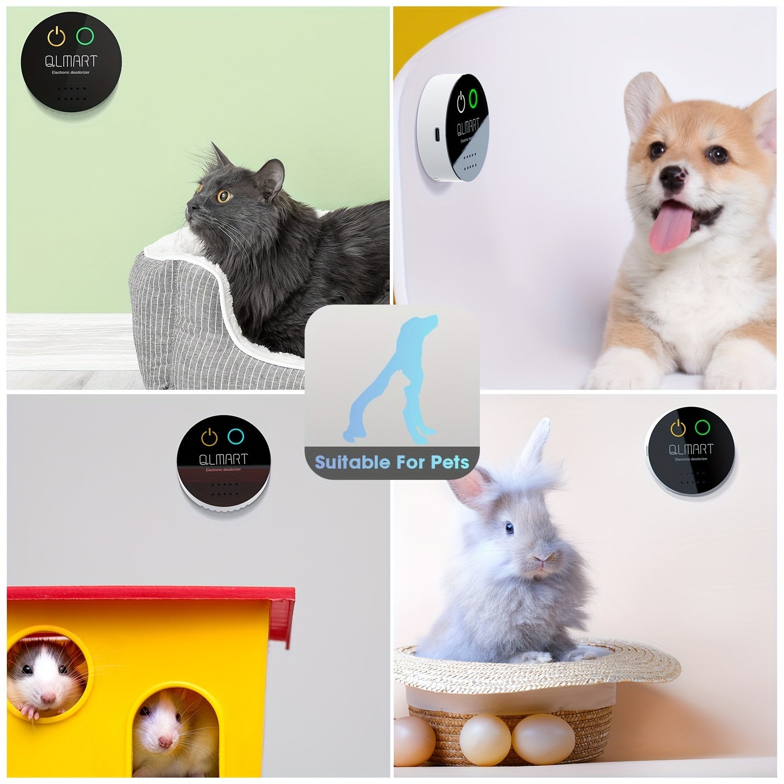 Small Portable Ozone Air Purifier for Home and Car Odor Removal