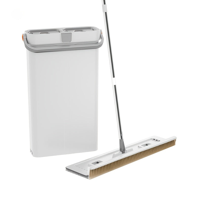 Modern Home Mop and Bucket Set with Self-Cleaning System, 40cm Floor Mop