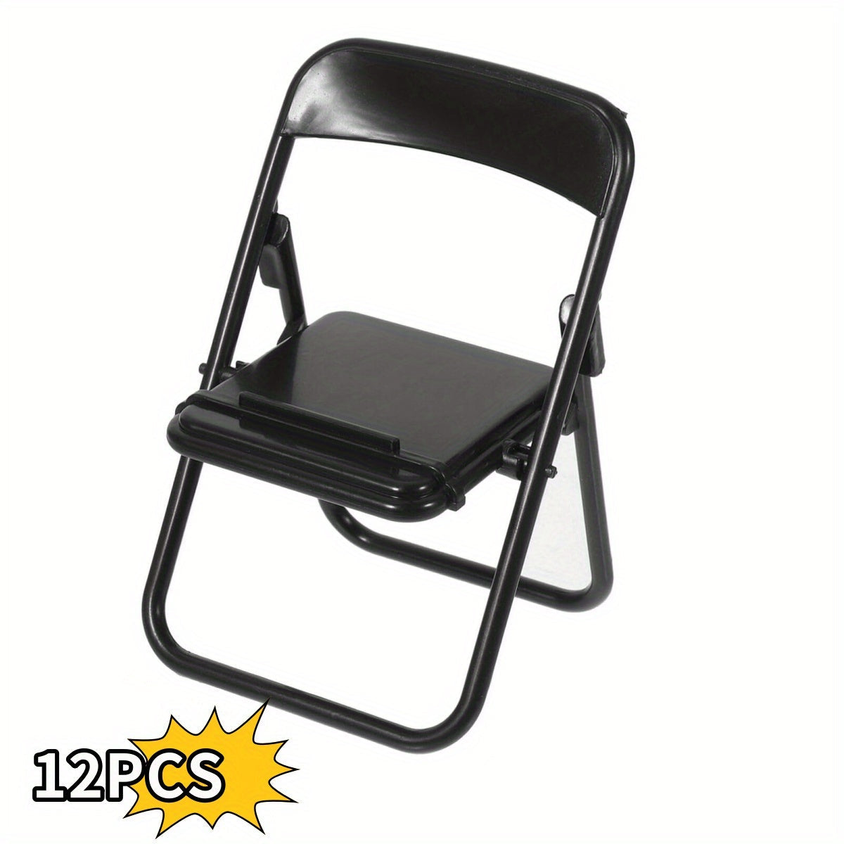 Miniatura de casa ornamento soporte para teléfono silla plegable conjunto de decoración de escritorio