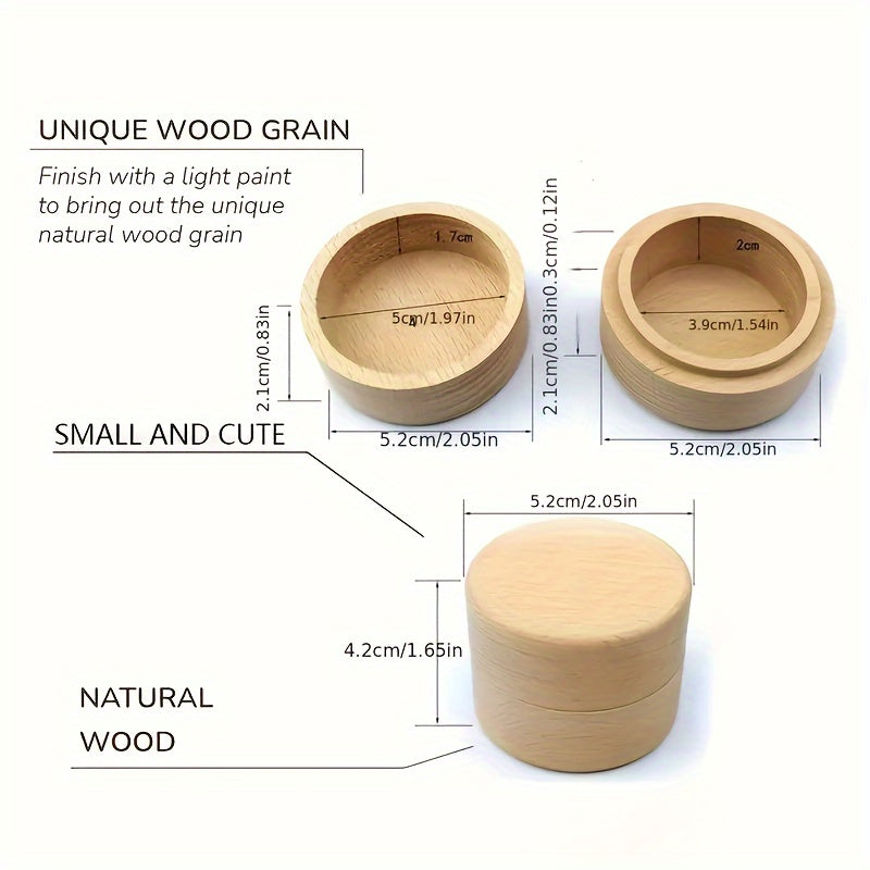 Cherishbox: Yoshlar uchun Yog'och Xotira Qutisi - Yangi Ota-Onalar uchun Mukammal Sovg'a, Qadrli Xotiralar uchun Quvvatli va Portativ