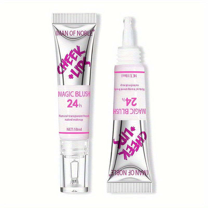 Rubor líquido resistente al agua, construible, para mejillas y labios, para todos los tonos de piel