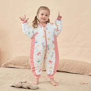 Bolalar uchun yumshoq multfilm hayvonlari naqshidagi uyqu sumkasi, mashinada yuvish mumkin, 100% polyester, o'g'il va qizlar uchun mos, zip yopilishi bilan.