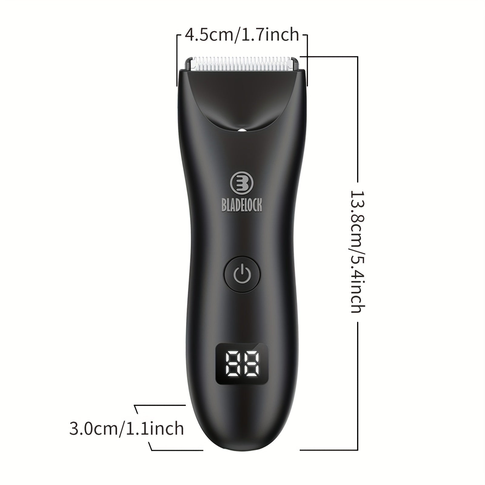 Adult Electric Body Trimmer Rechargeable USB Charging Multipurpose Velvet Finish