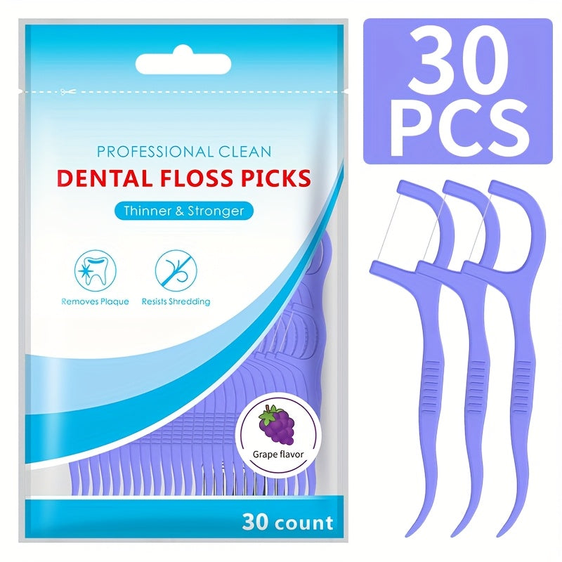 Dental Floss Sticks 600/300/150/50/30 Disposable High Elasticity Toothpicks