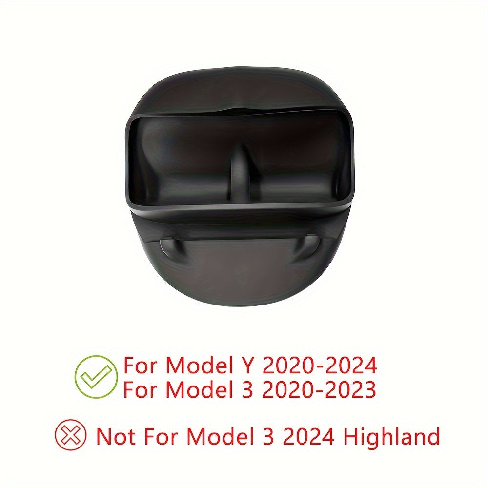 Car Silicone Dashboard Tray with Phone Holder and Glasses Storage for Smartphones Keys Cards