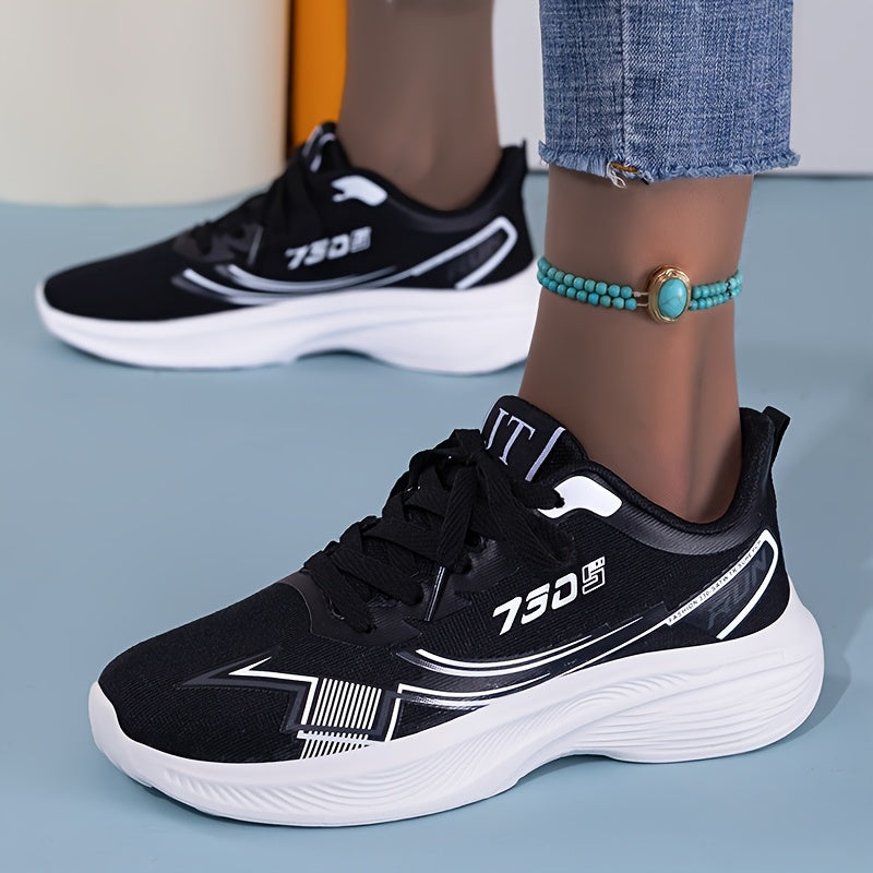 Women’s Knit Sneakers Pastel Purple White Lightweight Breathable Casual Shoe