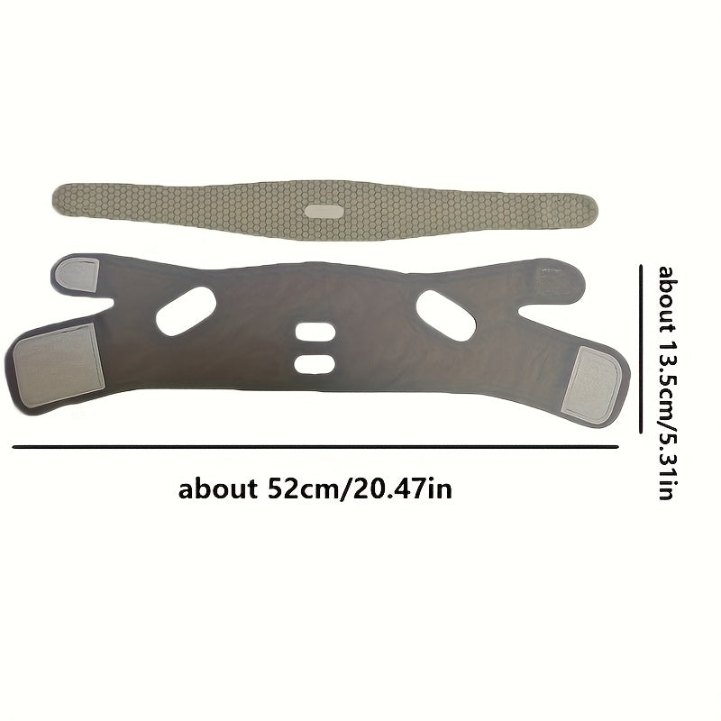 Эластичный пластичный лицевой бандаж для маски для сна против храпа, для дневного и ночного использования