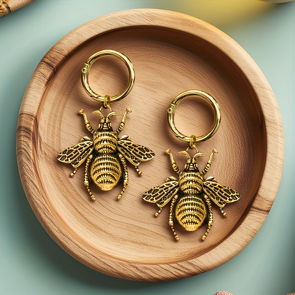 2Pcs Unisex Zinc Alloy Bee Shoe Charms Animal Texture Wing Decoration