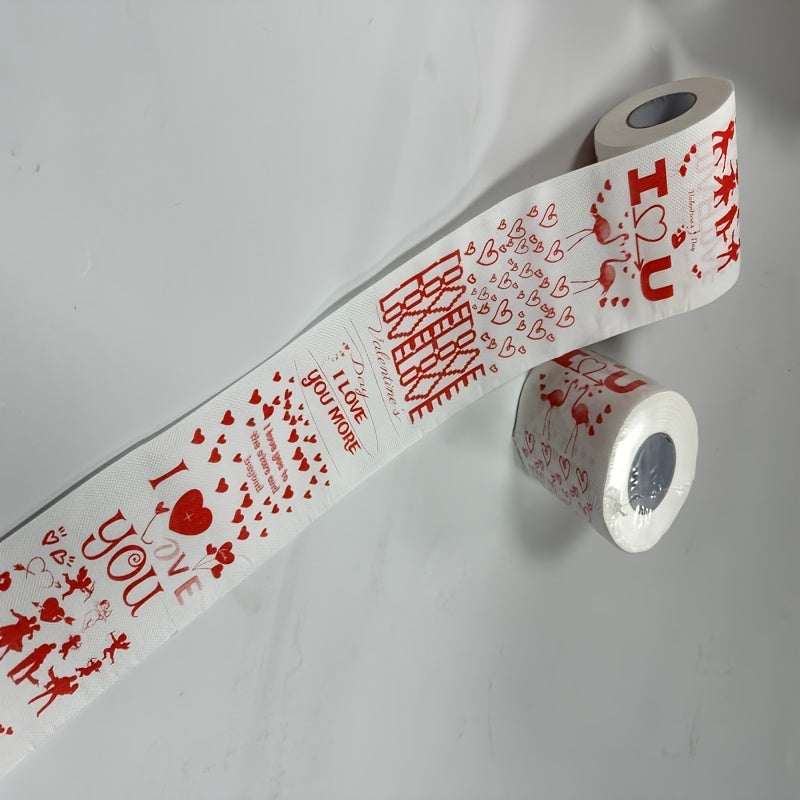 Valentine's Day sovgʻa qogʻoz sochiqlari Qizil yuraklar Sevgi mavzusi 100g rulon