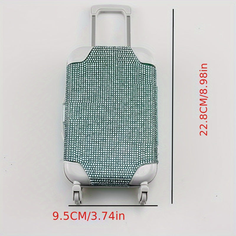 Plastic Jewelry Storage Box Mini Suitcase Organizer for Accessories Shoes Watches