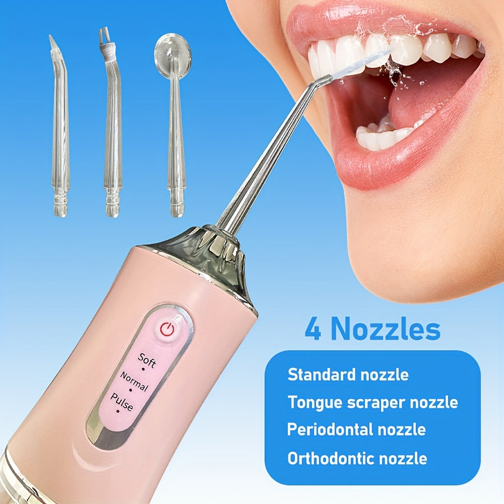 Cordless Water Flosser Oral Irrigator for Deep Teeth and Gum Cleaning