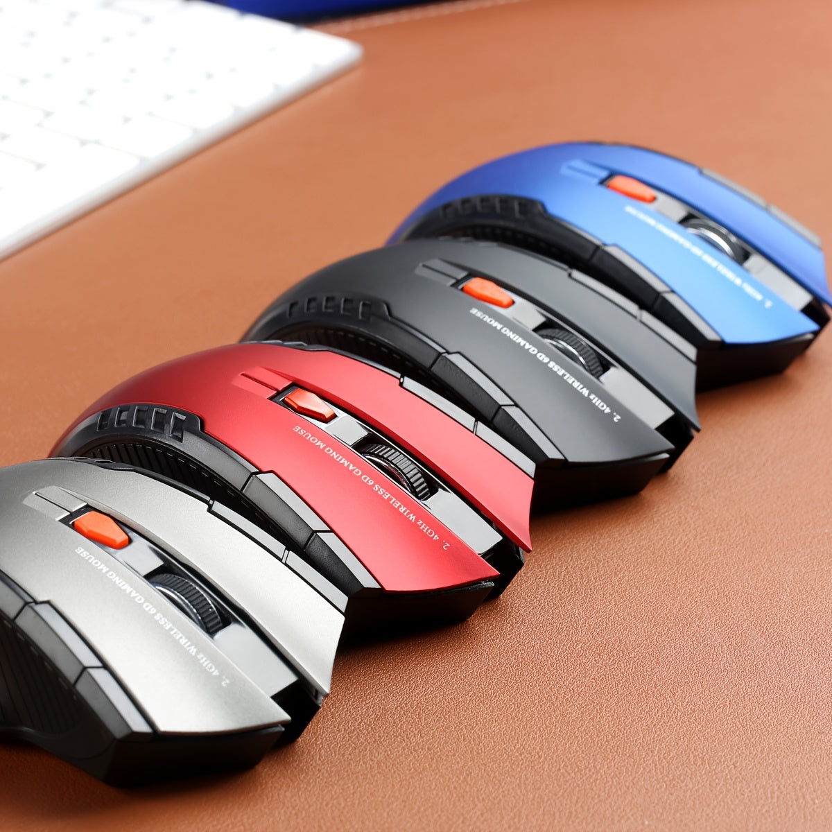 Wireless Gaming Mouse with 2.4GHz USB Nano Receiver Battery Powered for PC Mac Laptop Chromebook