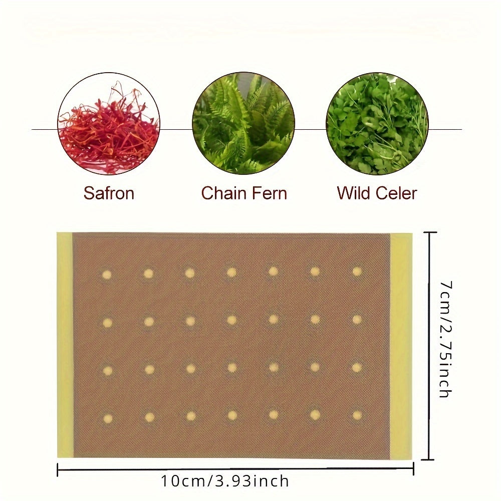 50 Natural Tiger Balm Chinese Herbal Patches Long-Lasting Non-Electric