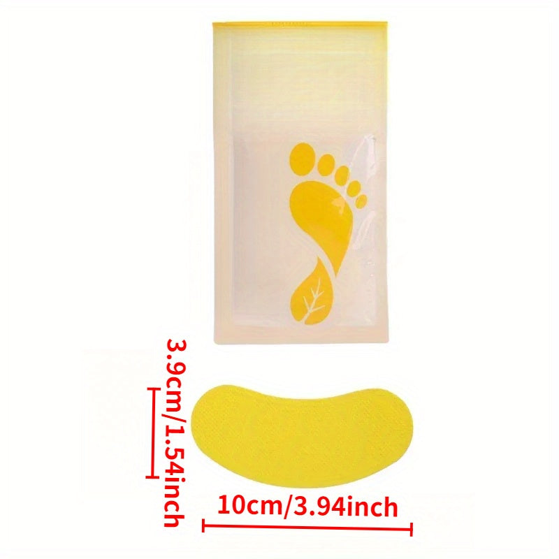 Unisex Foot Deodorant Stickers Lemon Odor Absorbing Insole Pads 10-50pcs