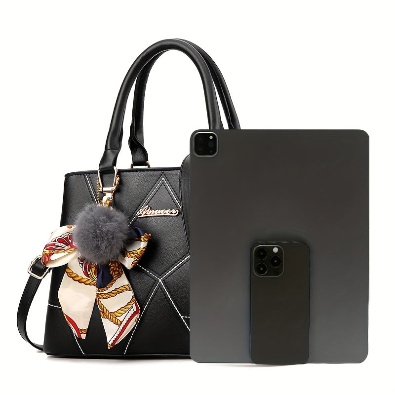 Elegant PU Crossbody Bag for Women with Adjustable Strap and Zipper Closure