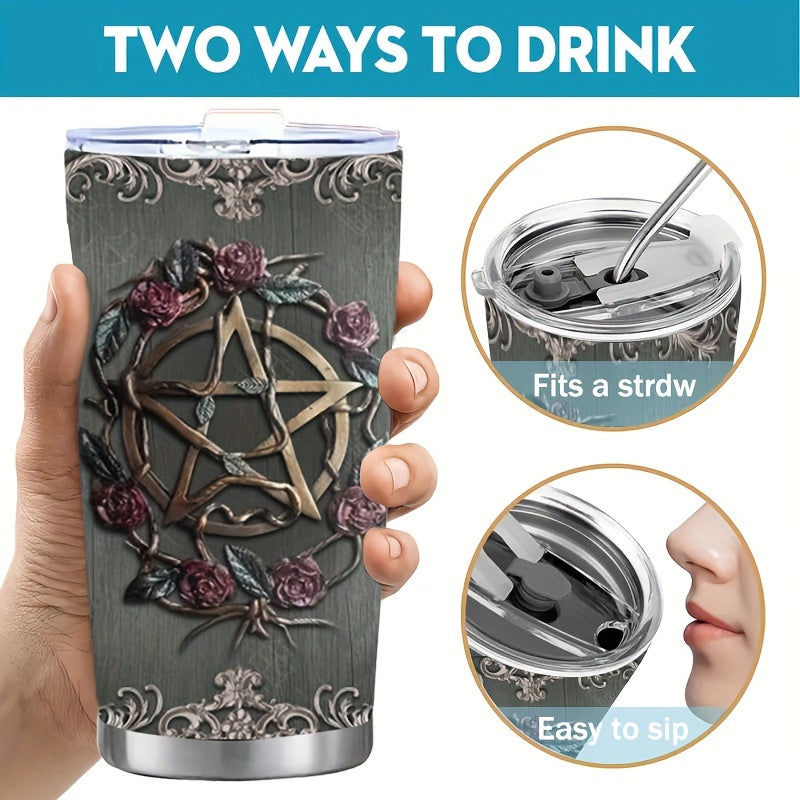 Starry Night Insulated Travel Mug 20oz Stainless Steel Double Wall Vacuum Tumbler