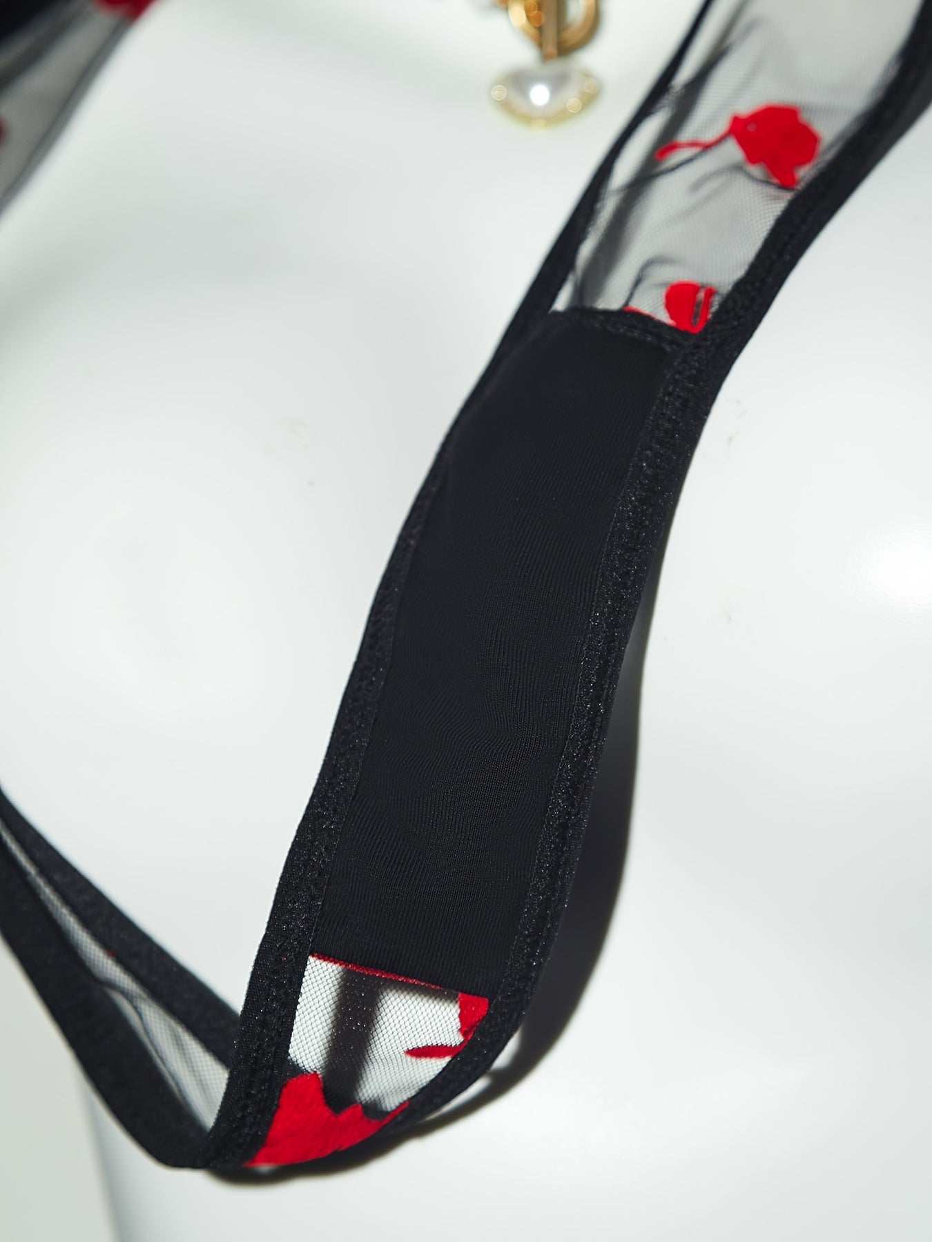 Women's Floral Embroidered Mesh Body Shaper Slimming Underwear