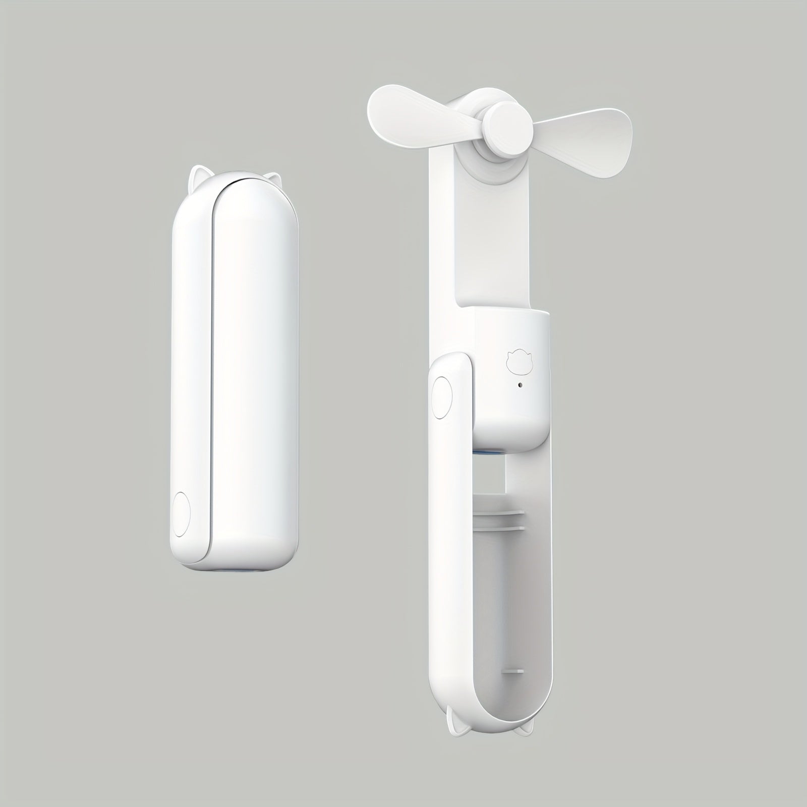 Mini Handheld Fan USB Charging 1200mAh Battery 3 Speed Portable Travel Outdoor