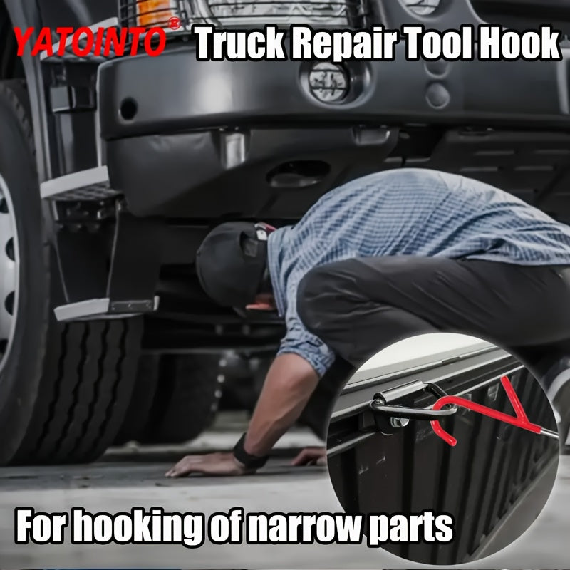 18pcs Car Emergency Tool Kit with Air Wedge and Organizer for Garage Storage