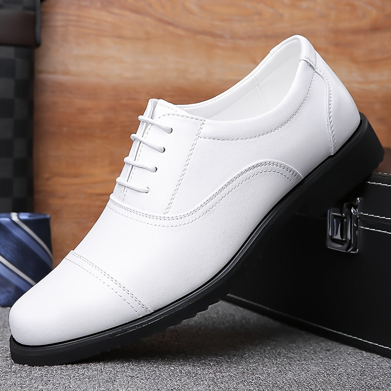 Men's Classic Oxford Shoes Leather Formal Dress Shoes for Weddings Business Parties