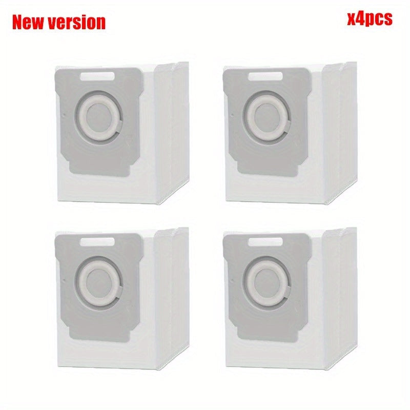 4-Pack Cloth Replacement Vacuum Bags for Pet Dander Dust Auto-Seal Collar
