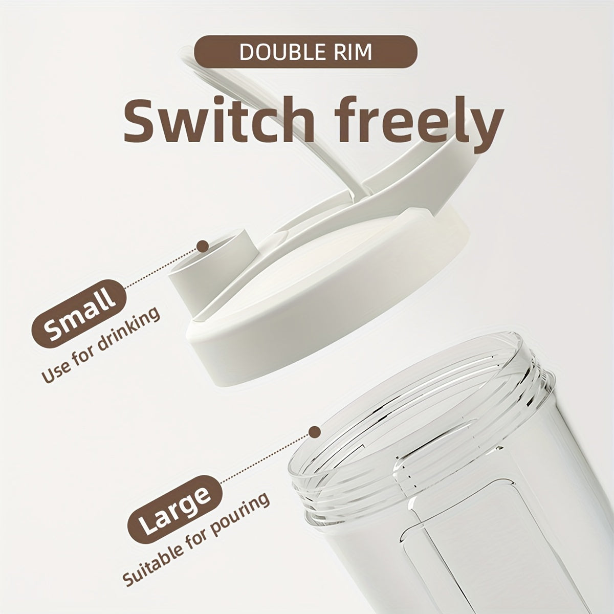 Electric Self-Stirring Shake Cup USB Rechargeable Protein Milkshake Blender