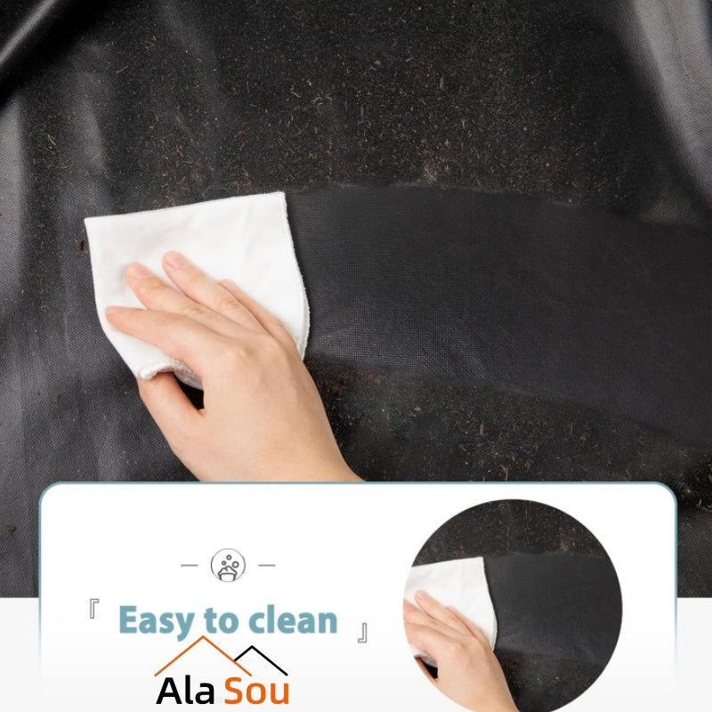 AlaSou og'ir vaznli chang qopqog'i bilan muzqaymoq tayyorlagichingizni himoya qiling. Qora qopqoq shaffof derazaga ega, suv o'tkazmaydigan va tozalash oson. Turli xil muzqaymoqlar bilan mos keladi, qulay oshxona uchun tutqichi va saqlash cho'ntagi mavjud.