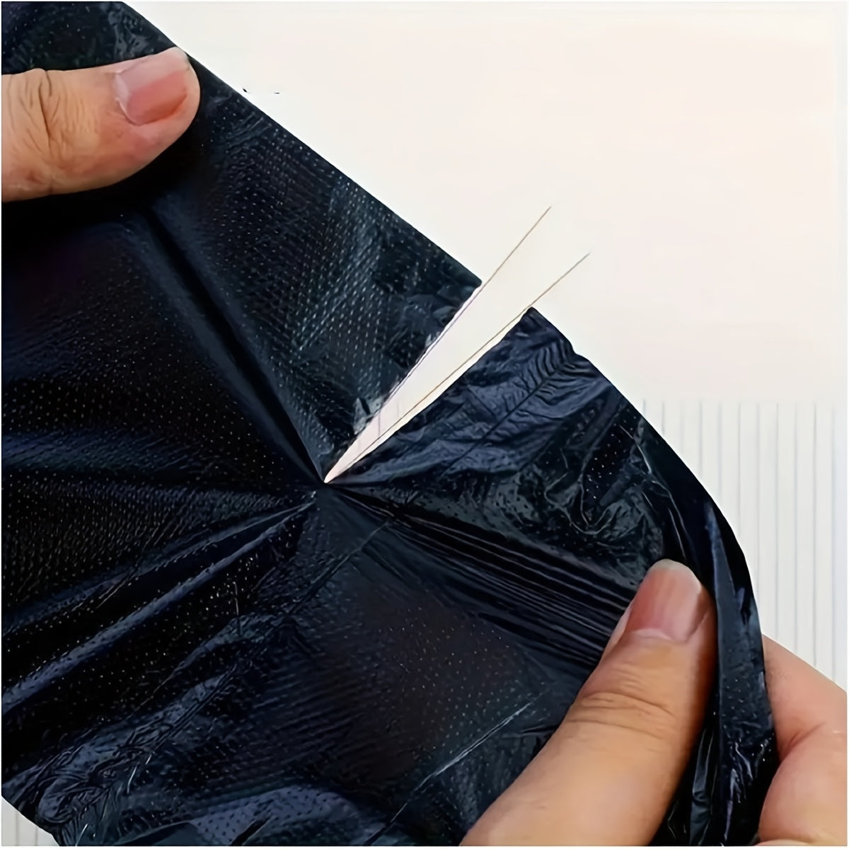 100 Pack Black Large Heavy-Duty Garbage Bags Leak-Proof Trash Liners