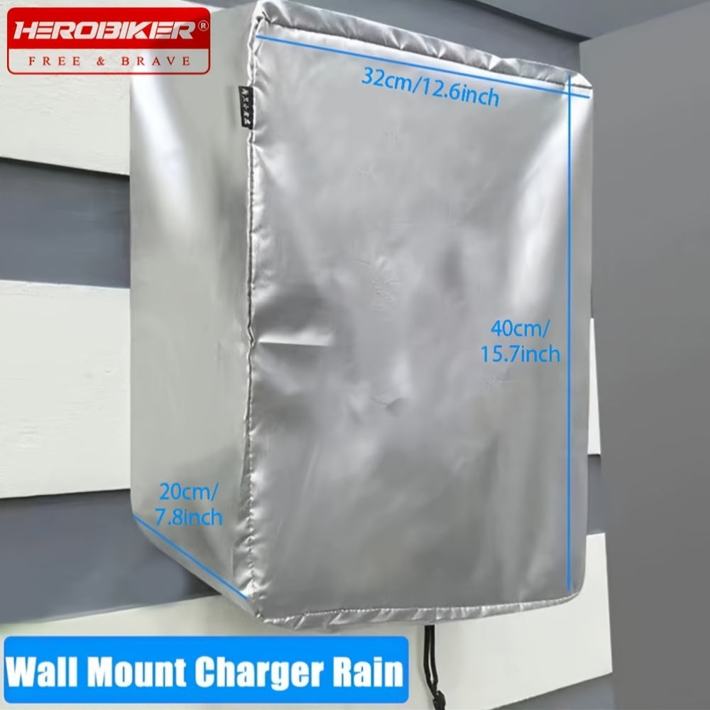 Outdoor Waterproof Wall-Mounted EV Charging Station Cover Polyester Dustproof Protector