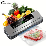 Máquina selladora al vacío con pantalla táctil, envasado de alimentos húmedos y secos, cortador mejorado