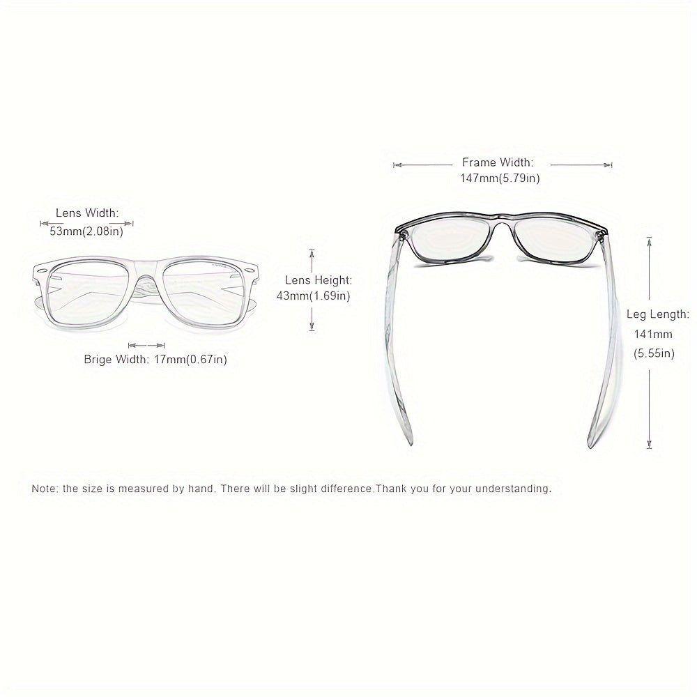 Black Walnut Wooden Sunglasses Polarized Retro Eyewear for Men and Women