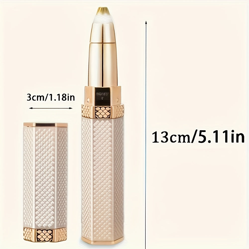 Ayollar uchun 4-in-1 elektr yuz qirqish mashinasi, epilator, qosh va burun qirqish mashinasi, va bikini soch qirqish mashinasini o'z ichiga oladi.