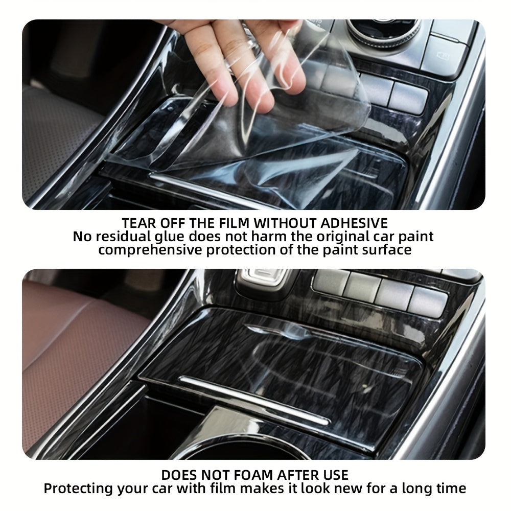 SUV uchun shisha muhofazasi TPU to'liq to'plam, shaffof, 39 sm, chizishga qarshi