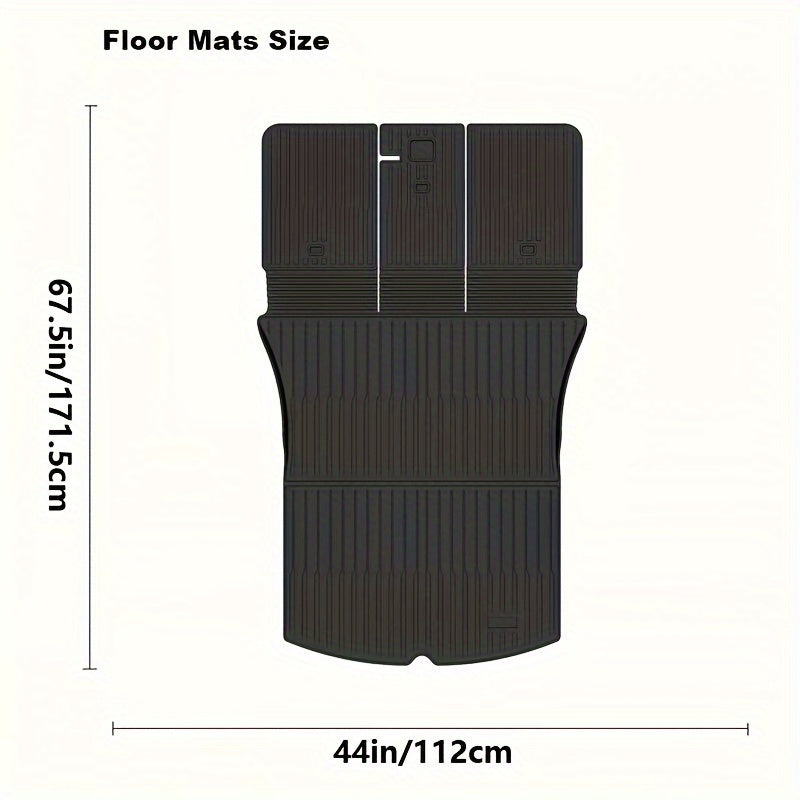 Model Y 2021-2024 uchun avtomobil bagaj matosi orqa yukxalta himoyachisi, sirpanmaydigan