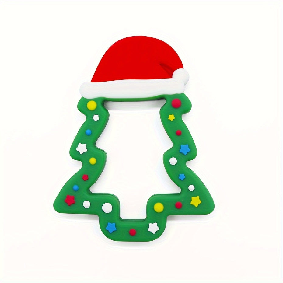 Kids Christmas Tree Teether Food-Grade Silicone Holiday Gift