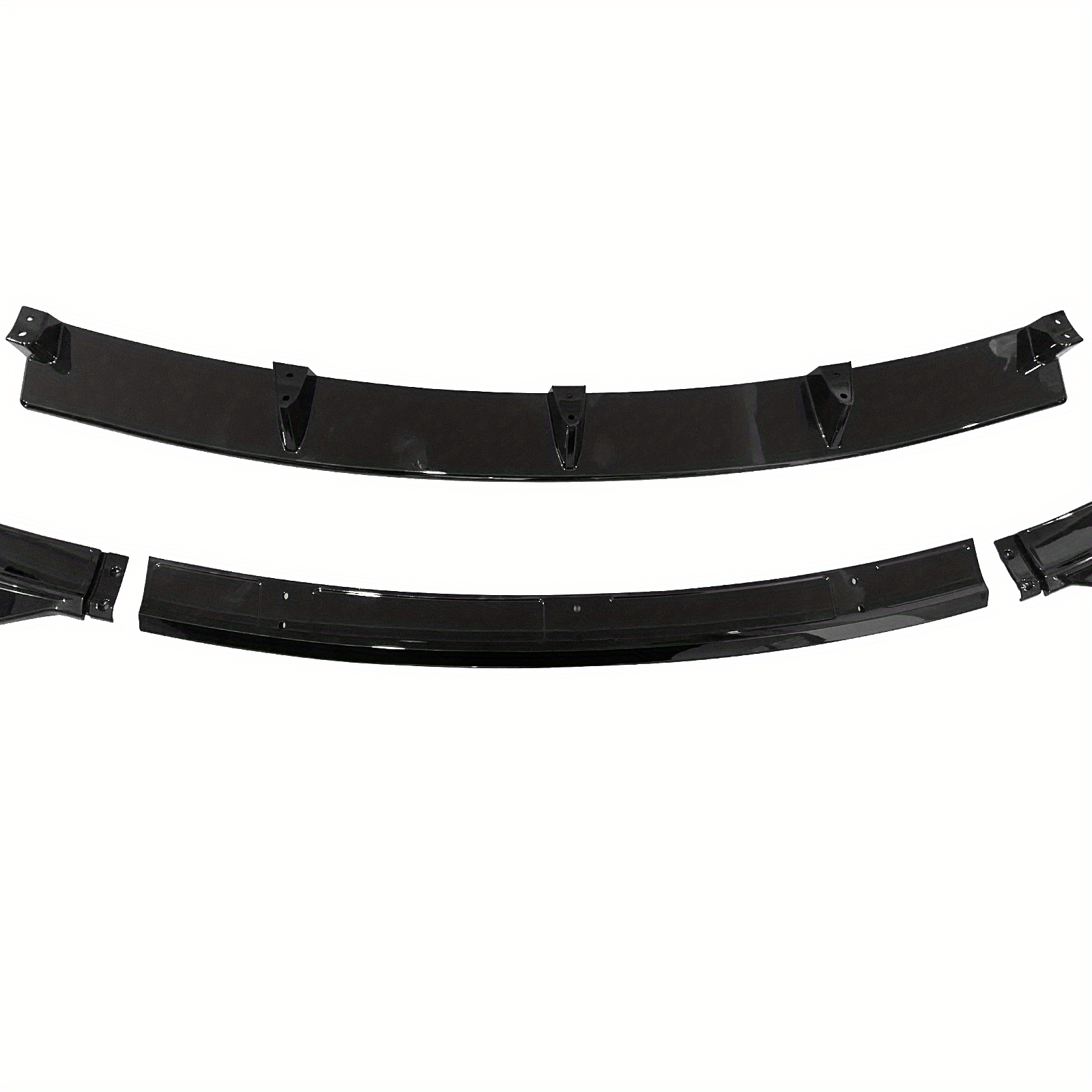 Front Black ABS Plastic Front Bumper Lip Spoiler for Tesla Model 3 2017-2023