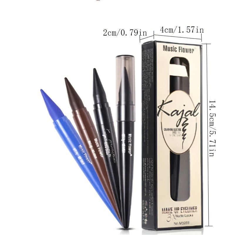Long-Lasting Matte Blue Eyeliner Gel Waterproof Smudge-Proof for Women