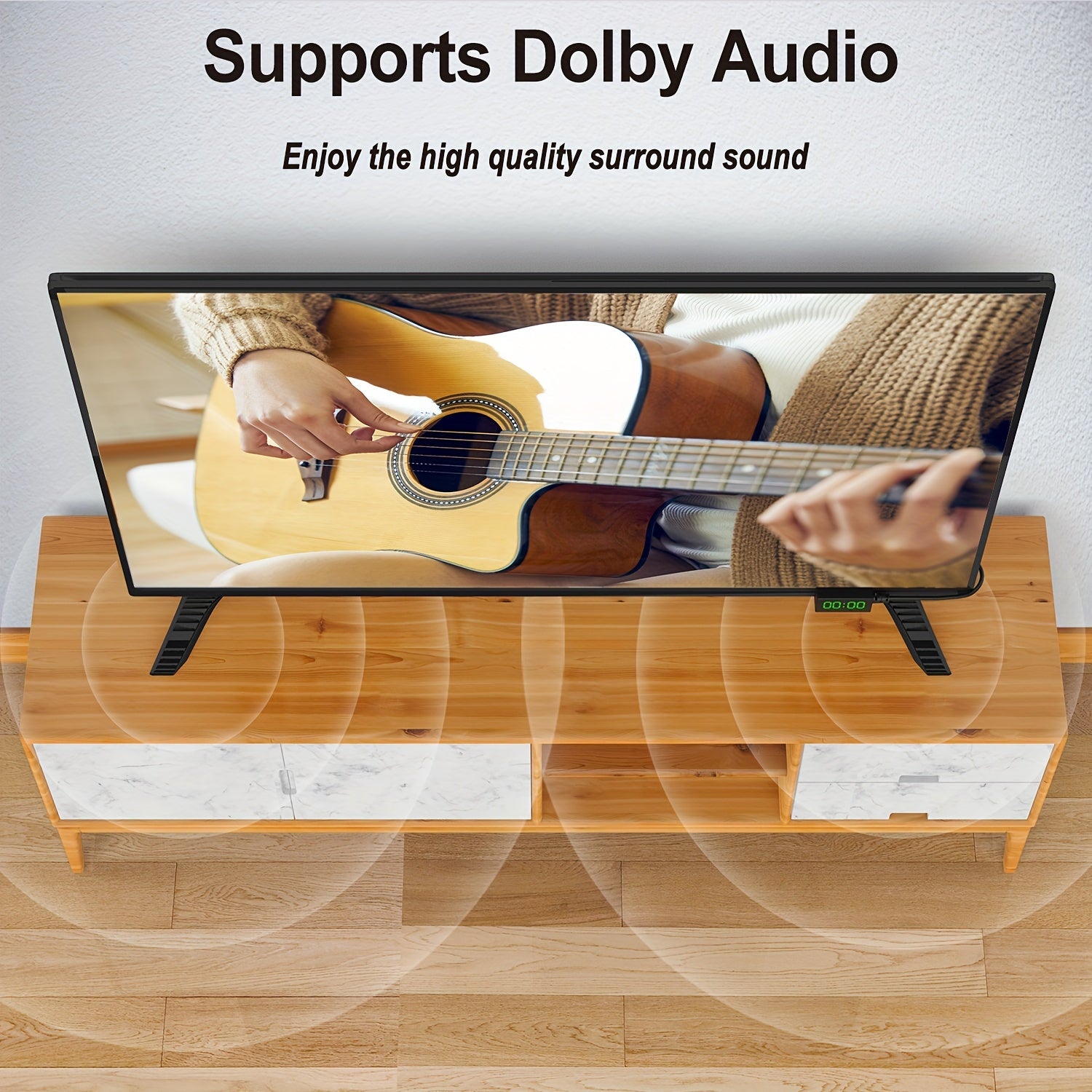 Mini DVB-T2 TV Stick with H.265 HEVC Decoding Scart Output Dolby Audio USB Multimedia PVR Recording