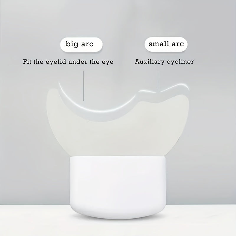 Унисекс силиконовый инструмент для макияжа глаз, многоразовая защита для туши, аппликатор для теней