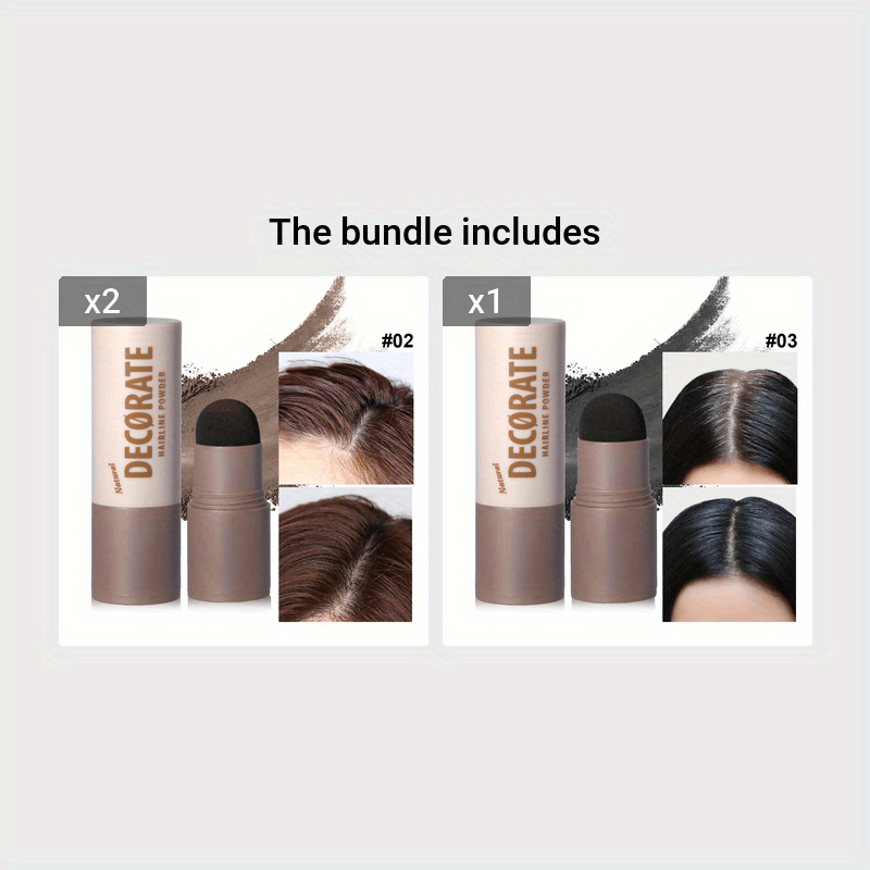 Натуральный пудровый тени для волос для линии волос, водостойкие, потостойкие, контуринг