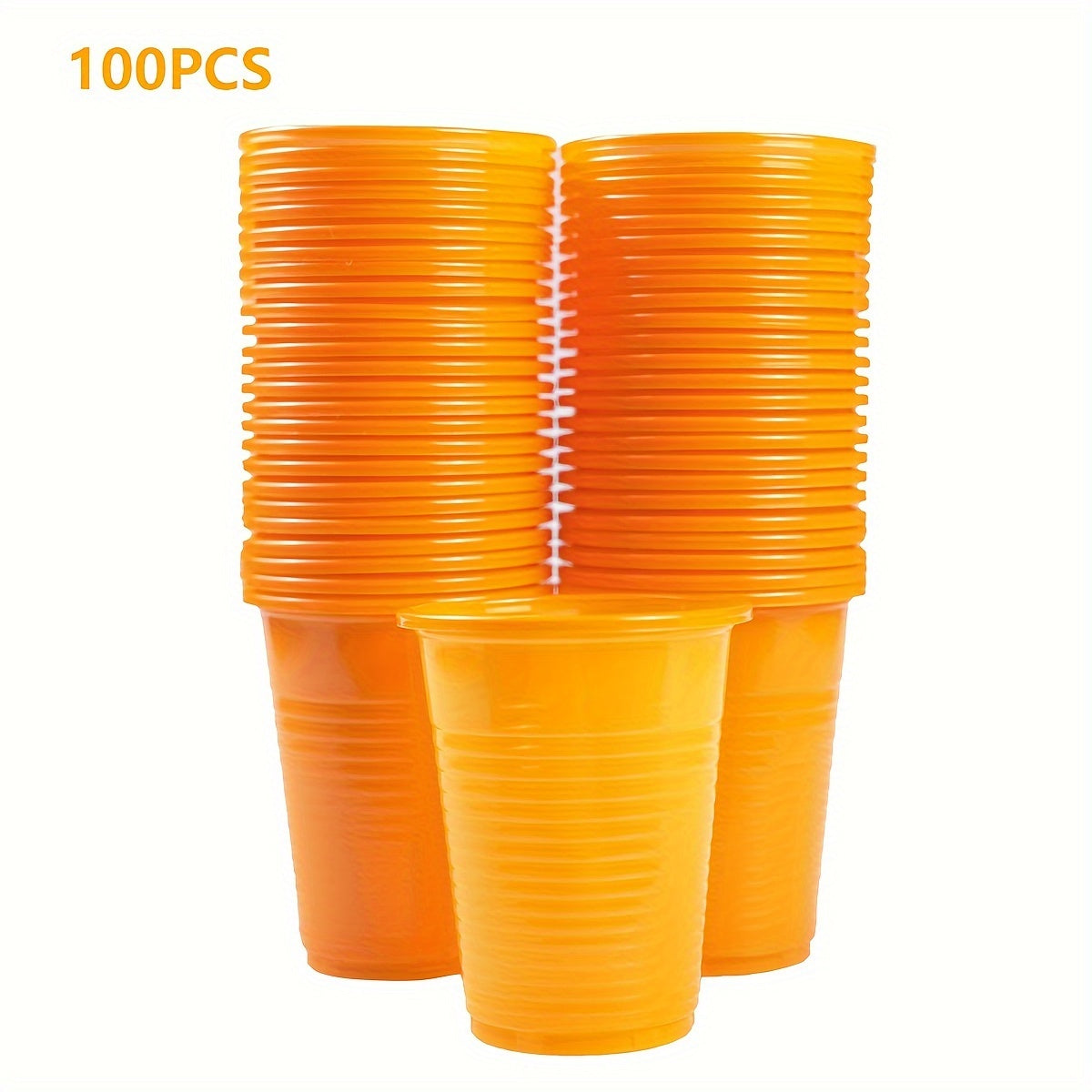 50-100 Pack 7oz Clear Plastic Cups Disposable Party Cups for Indoor Outdoor Events