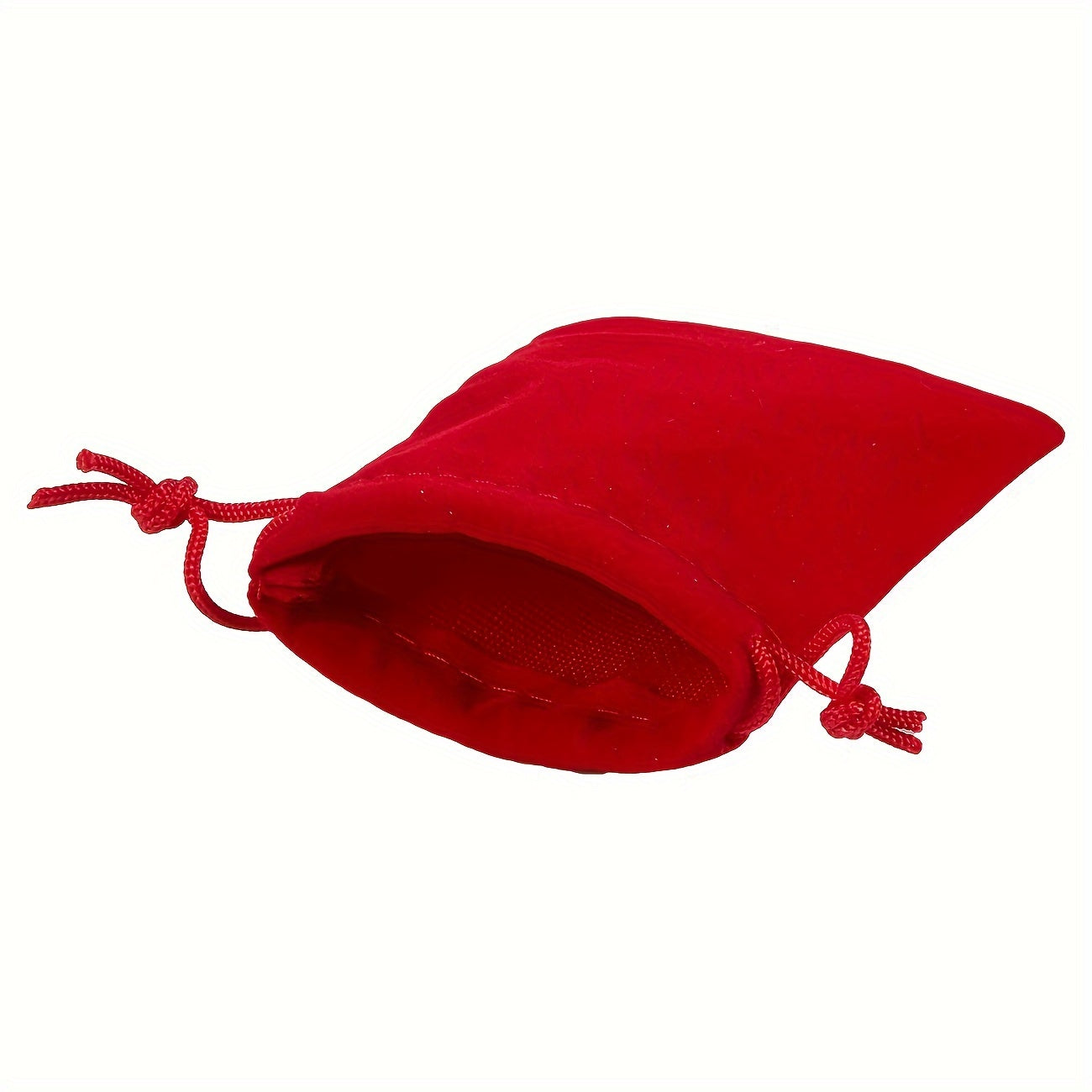 50pcs Red Velvet Drawstring Bags for Wedding Favors Party Gifts Nylon Durable 6.99x8.99cm 8.99x11.99cm