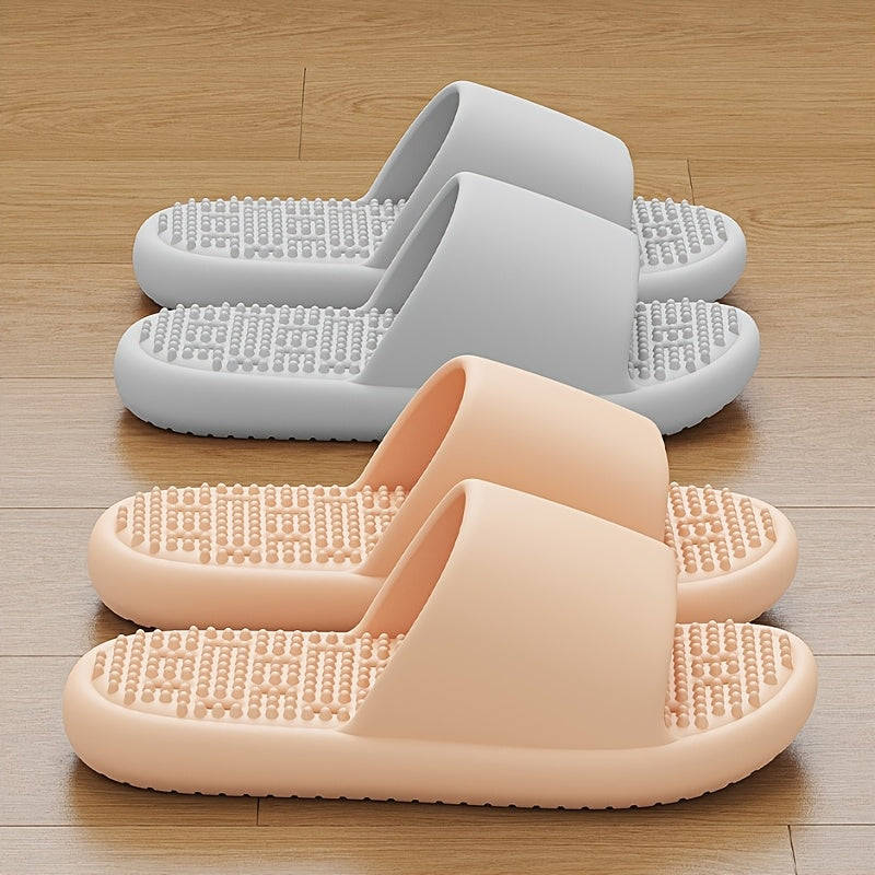 Unisex Breathable Massage Slippers for Home Indoor Use Quick-Drying Soles