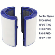 Air Purifier HEPA and Carbon Filter Set White Compatible with Multiple Models
