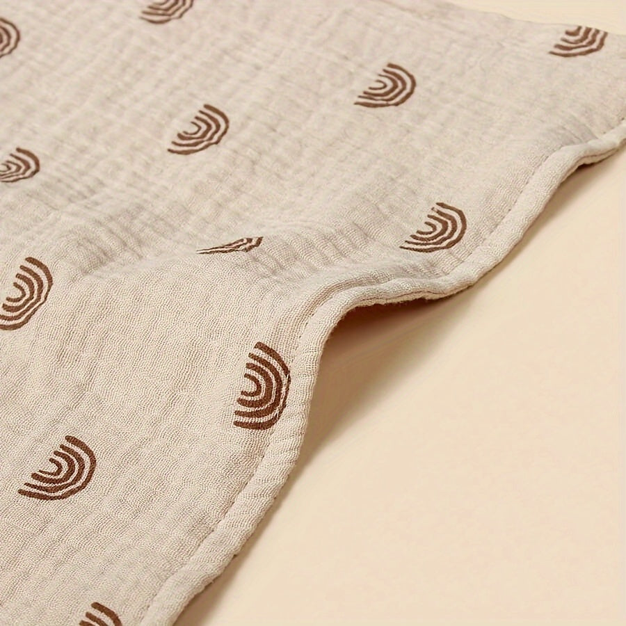 Mijozlar tomonidan eng yaxshi tanlov: Qulay va yengil ko'rpa, sevimli quyon printi va tikilgan mushuk yuziga ega. Qulash va emizish uchun ideal, o'lchami: 27.94x27.94 sm