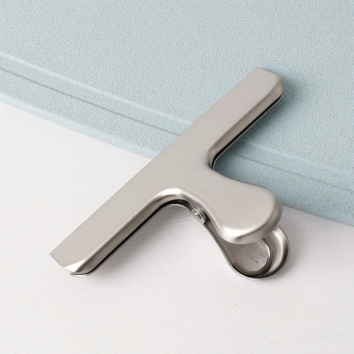 Нержавеющая сталь T-образный зажим - многофункциональная печать для продуктов, закусок, счетов - влагостойкий кухонный гаджет для домашнего использования