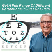 Unisex Self-Adjusting Bifocal Reading Glasses for Men and Women